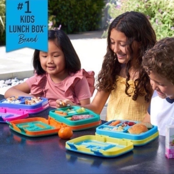 Bentgo Kids Durable & Leak-Proof Lunch Box In a right Pink/Purple - Picture 3 of 11